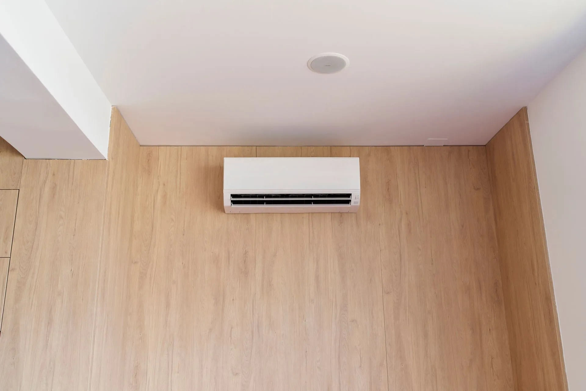 Technician working on HVAC